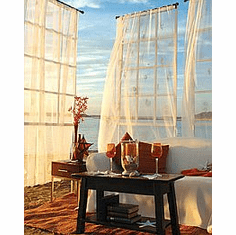 Coastal Seashell Curtains & Valances