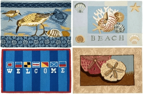 Coastal Style  Rugs and Throw Blankets