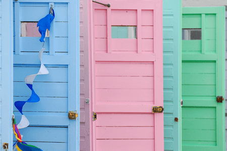 Colorful Beach Cottage Decor