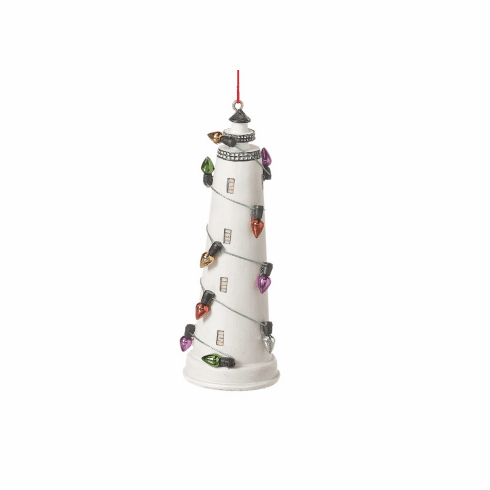Decorated Lighthouse Ornament