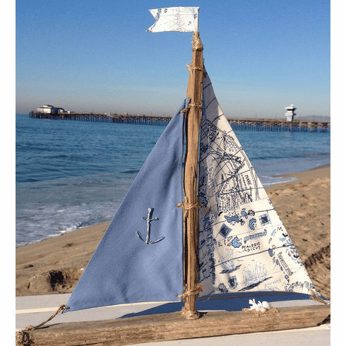 Driftwood Sailboat Anchor Island