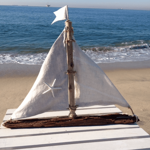 Driftwood Sailboat Linen