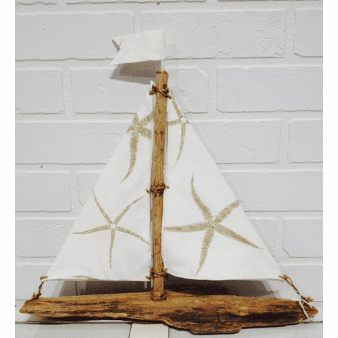Driftwood Sailboat Waterside