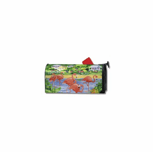 Flamingo mailbox cover