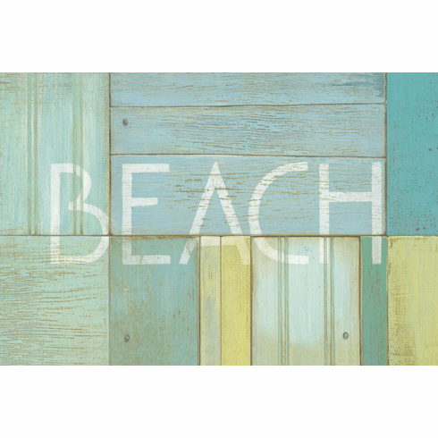 Green Beach Doormat