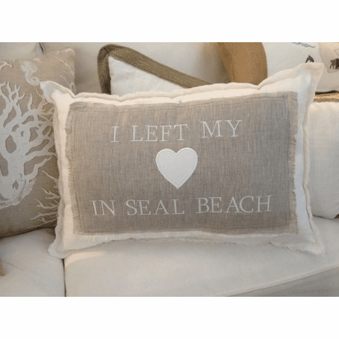 Linen "I left my Heart In Seal Beach"