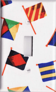 Nautical Code Flag Switchplates