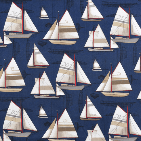Nautical Shower Curtain Newport Harbor