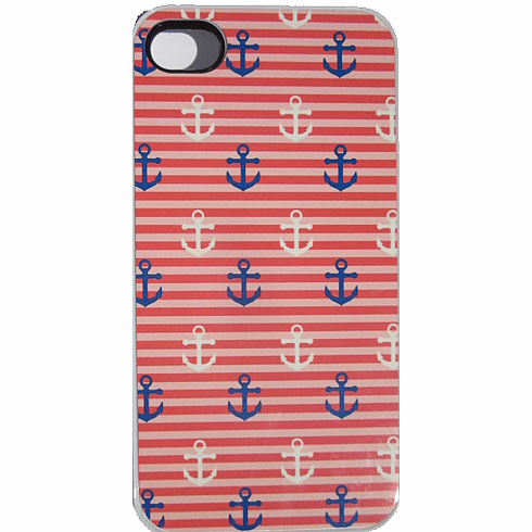 Red Anchor Iphone Case