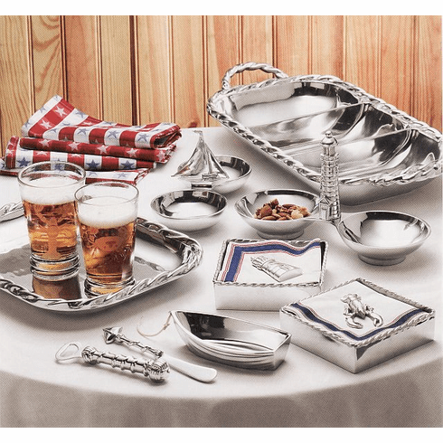 Sailboat Double Nut Dish