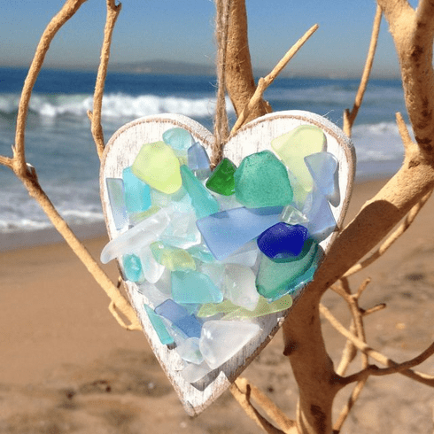 Seaglass Heart
