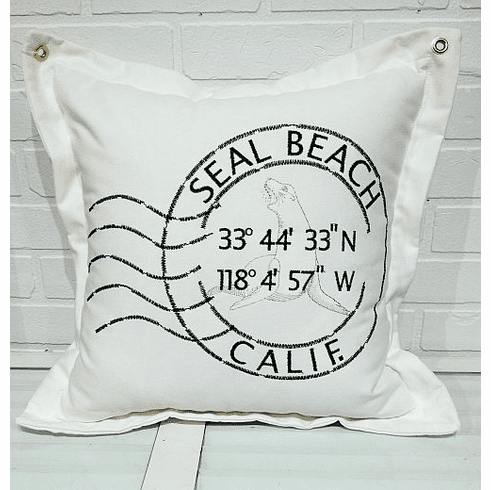 Seal Beach Seal Pillow