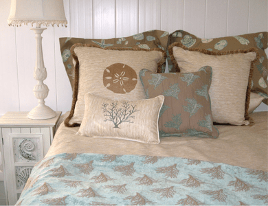 Seashell Bedding Green Sea
