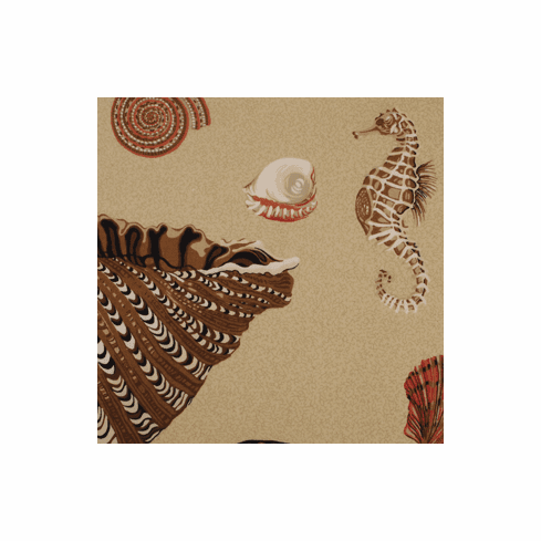 Seashell Shower Curtain Along The Shore