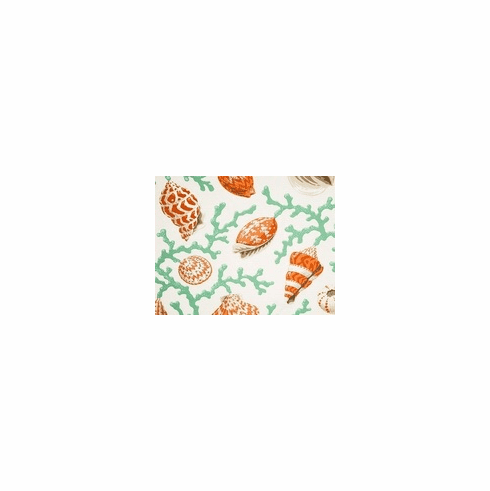 Seashell Shower Curtain Coral Shells