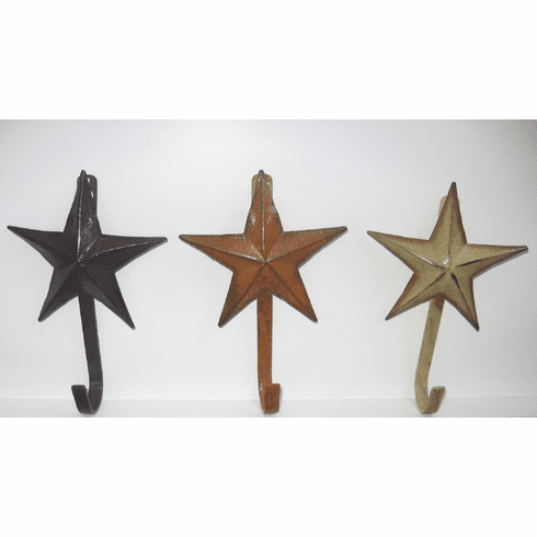 Set of 3 Star Hooks
