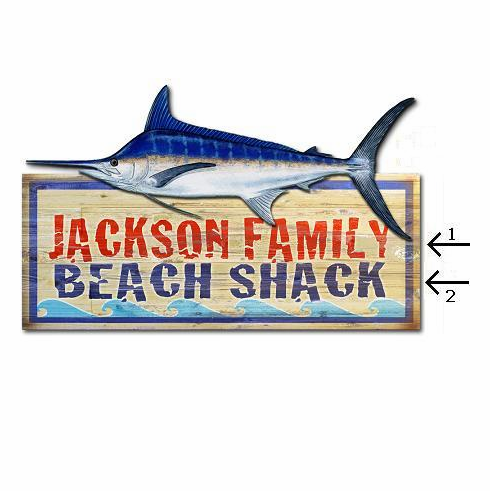 Shark Welcome Sign