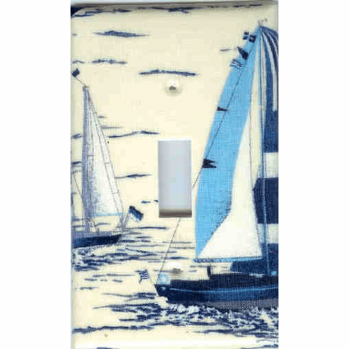 Single Blue Sails