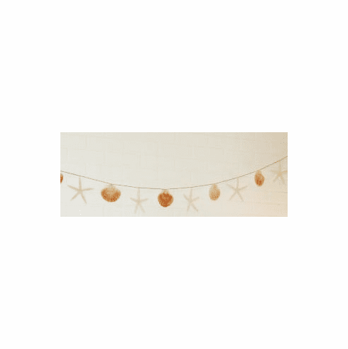 Starfish and  Shell Rope Garland 
