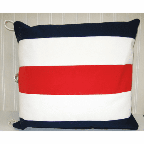 Sunbrella Nautical Pillow Charlie Letter C