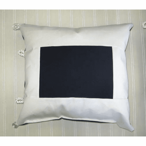 Sunbrella Nautical Pillow Sierra Letter S