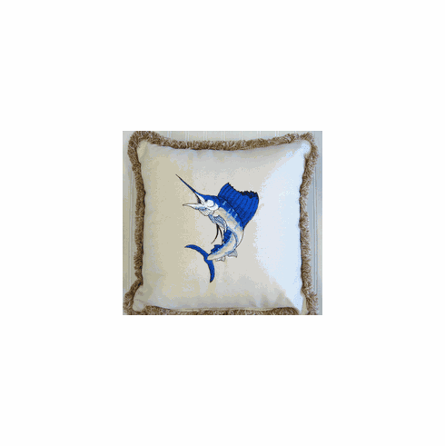 Sunbrella Pillow Marlin
