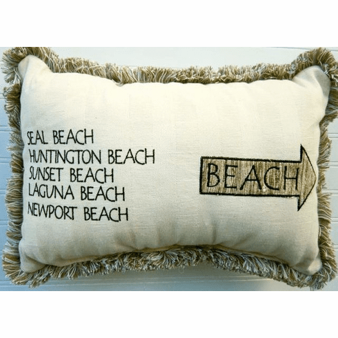 Surf Spots Pillow