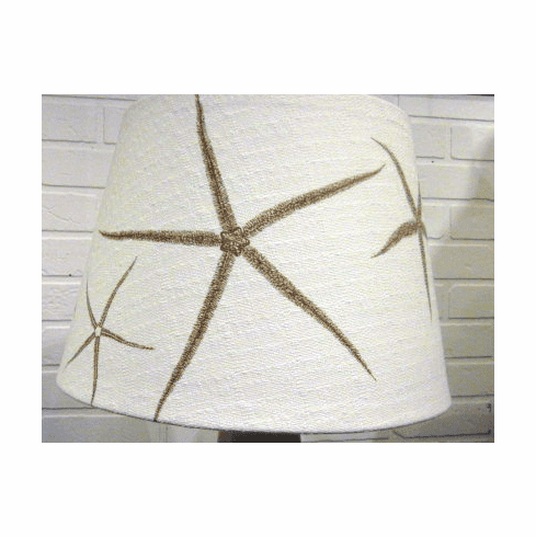 Tan Starfish Lampshade 
