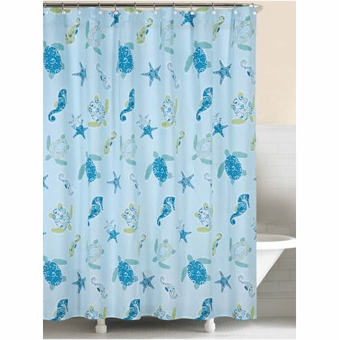 Turtle Shower Curtain