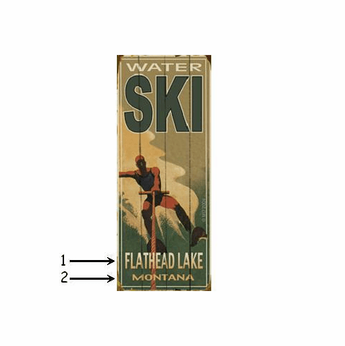 Vintage Ski Sign