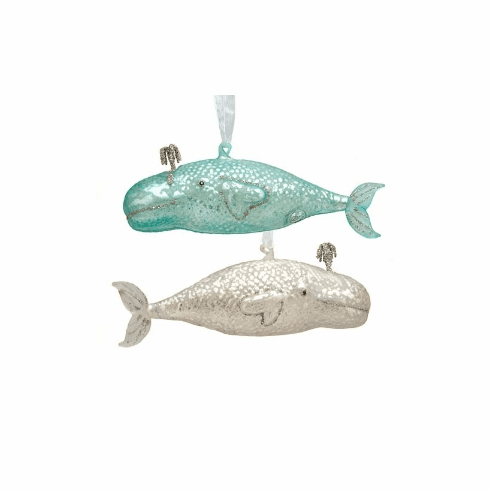 Whale Ornaments Set of 2 sold out 