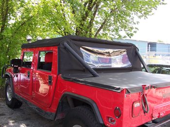 BIKINI TOP WITH REAR WINDOW BLACK ('98-'06) 6009720-B