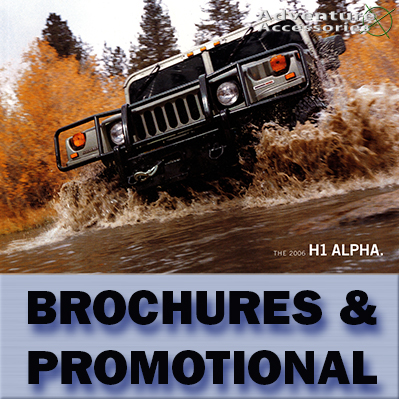 Hummer H1 Brochures and Promotional Items.