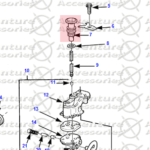 DRIVE ASSY, OIL PUMP ('97-'06 6.5L TURBO) 5714669
