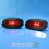 LED REAR MARKER LIGHT KIT WITH BILLET ALUMINUM BEZELS ('92-'01 H1 OR HMMWV)  6012298-AA-KIT