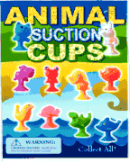 Animal Suction Cups 1" Toy Capsules 250pcs