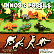 Dinos & Fossils 2" Toy Capsules 250pcs