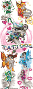 Fairy XOXO Tattoos 300pcs