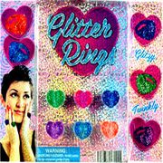 Glitter Rings 2" Toy Capsules 250pcs