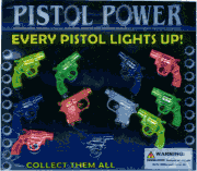 Pistol Power Light Ups 2" Toy Capsules 250pcs