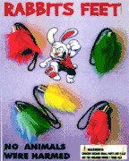 Rabbits Feet1" Toy Capsules 250pcs