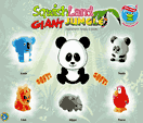 SqwishLand Giant Jungle 2" Toy Capsules 250pcs