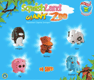 Sqwishland Giant Zoo 2" Toy Capsules 250pcs