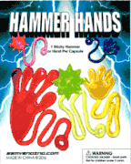 Sticky Hammer Hands 1" Toy Capsules 250pcs