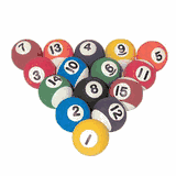 Super Balls 27mm Pool Ball Mix<br>200 balls per bag