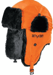 Blaze Orange Trapper Hat