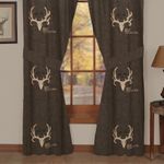Bone Collector Brown Drapes