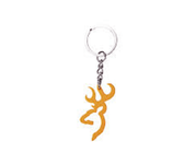 Browning Buckmark Orange Key Chain 