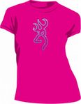 Browning Buckmark Pink Bling - Youth