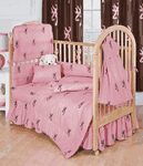Browning Buckmark Pink Crib Sheet Set